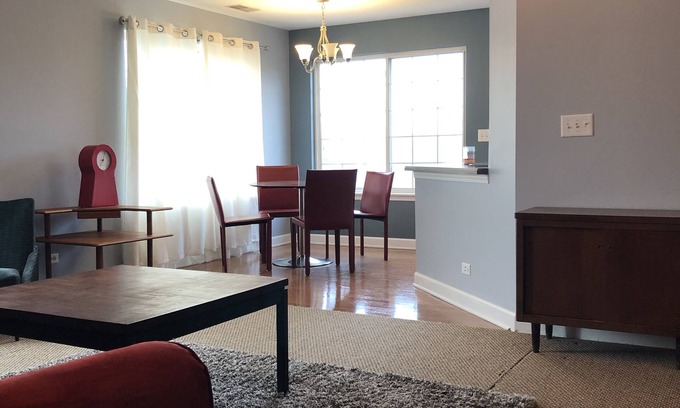 Fox Valley House | Awesome fully furnished 2 bedroom townhome with secluded wooded area.