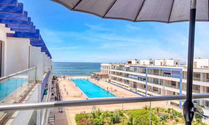 Tamraght Apartment | Ayour Beach Suite - Piscine - 5/6 Px