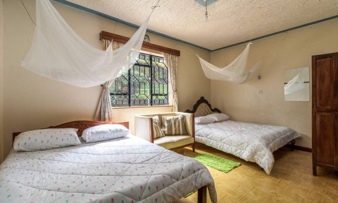 Ngong House | Azima Wellness Retreat Center.Shared room- 2 beds.