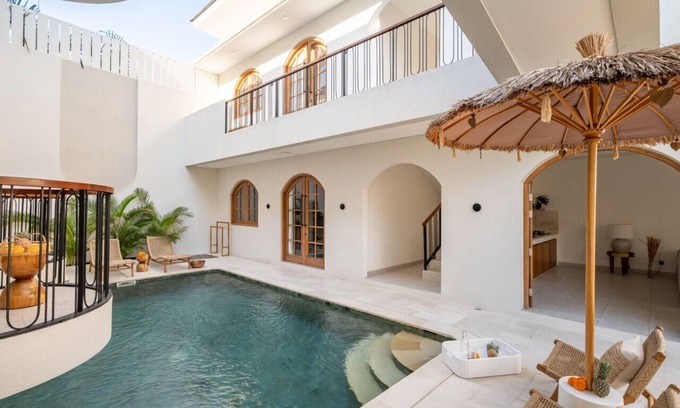 Berawa Villa | Azure Luxe Boutique Villa in Canggu-Pool Side 2