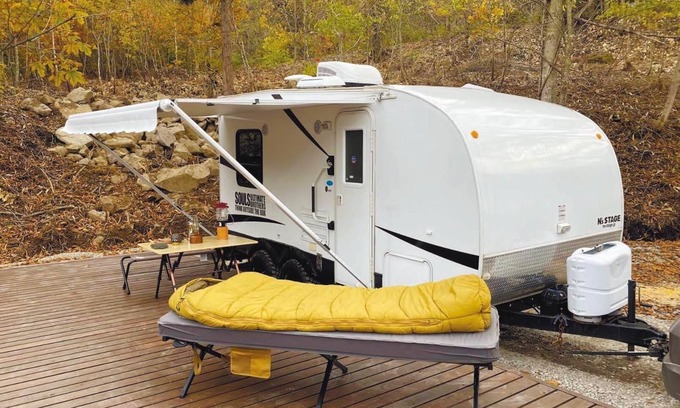 Hachimantai RV Rental | B Trailer hearth woodfired bath Accommodati/Hachimantai City Iwate