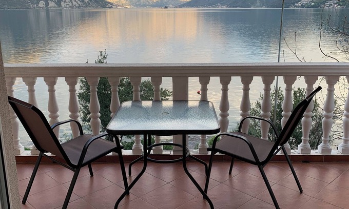 Lipci Apartment | B unit, Heart of Kotor Bay, Stunning views, waterfront, free secured parking