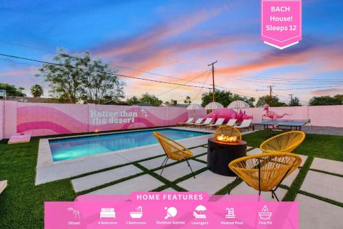 McDowell Parkway House | Bachelorette! Fire Pit+Heated Pool+3MI to Old Town