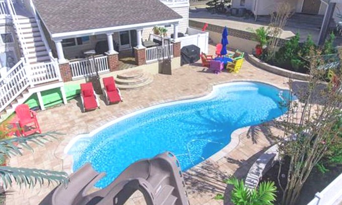 Surf City House | Backyard Oasis - Heated Saltwater Pool