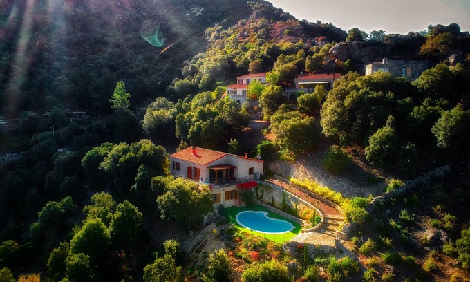 Urtaca Villa | Balagne between sea and mountains: spacious villa, heated swimming pool, beach a