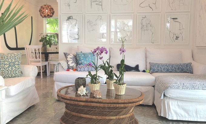 Dunmore Town House | Bamboo House: Charming Private Tropical Oasis in the Heart of the Village.