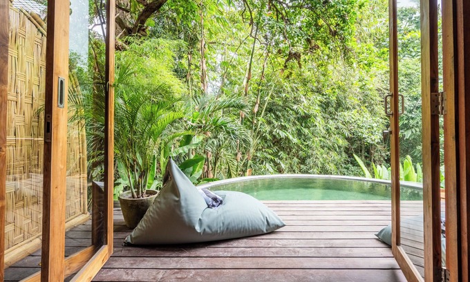 Buwit Villa | Bambu Twins2, 2 Bedroom Villa Near Nyanyi Beach-TanahLot
