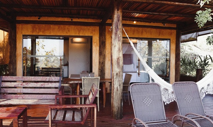 Alto Paraiso de Goias House | Bangalô com Jacuzzi em Deck Suspenso com Vista Para o Parque Nacional da Chapada