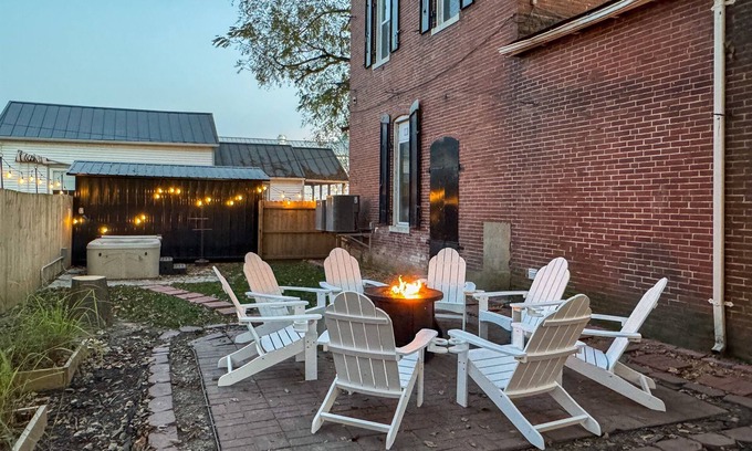 Marthasville House | Bank Haus - USA Today Travel - Hot Tub, Fenced Yard