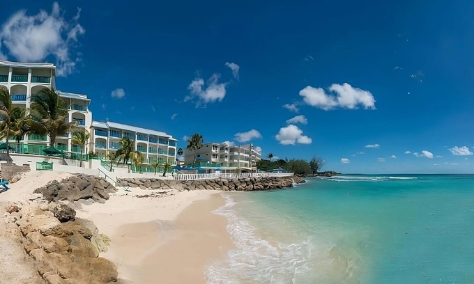 St. Lawrence Gap Hotel | Barbados Escape – 2BR Suite with Pool, Full Kitchen & Ocean Views