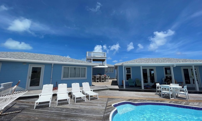 Hope Town House | Barefoot Bay - beach house w/3 pods, views of Atlantic Ocean & Sea of Abaco