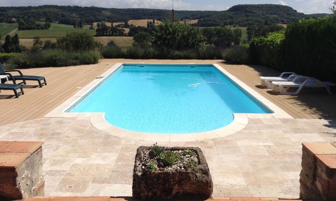 Tournon-d'Agenais House | Barn Conversion With Private Pool & Stunning Views