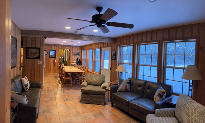 Baraboo House | Barn Haven: Group Adventure Retreat near Devil's Lake State Park!