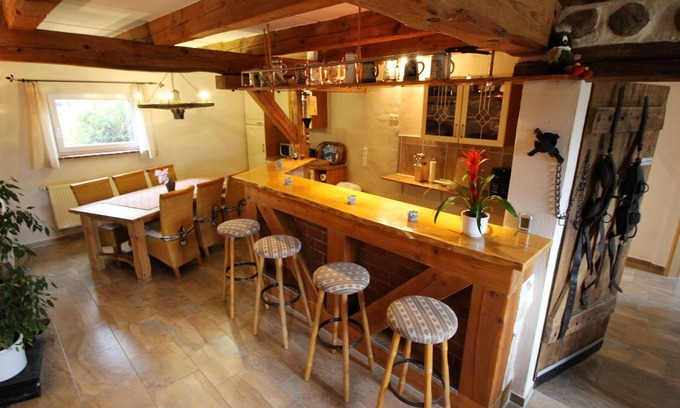 Muritz House | Barn Large garden Children's playground Grillecke beach only 1.2 km