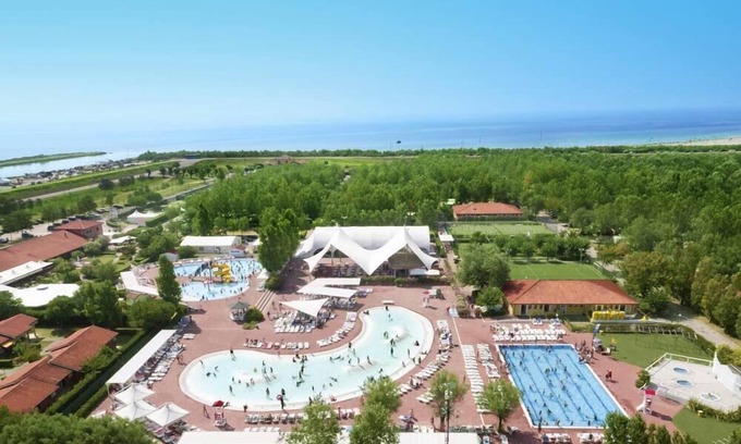 Scardovari House | Barricata Holiday Village Mobilehome Bellagio Large für 6 Personen