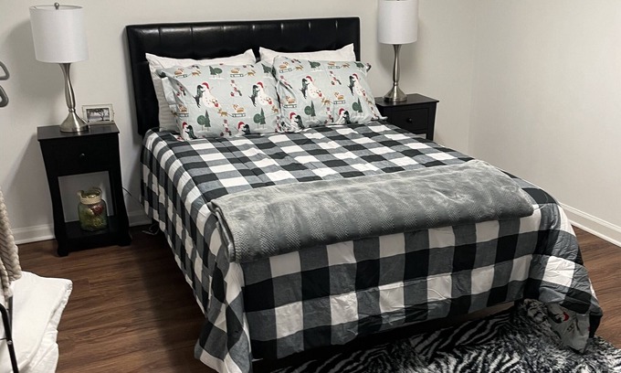 Lawrenceville House | Basement Apartment with Bedroom kitchen living room & full Bathroom