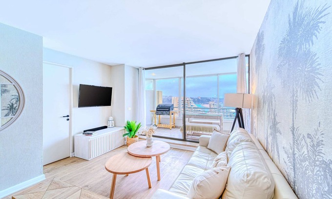 Algarrobo Condo | Bay Dream 2B W/Wifi, Grill & View.