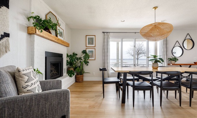 Suttons Bay House | Bay View, Family Fun, Backyard Firepit, Wineries