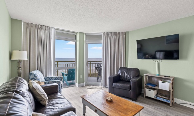 Crescent Beach Condo | Bay Watch Resort 321 - 2 BR Ocean Front Condo with Awesome Views