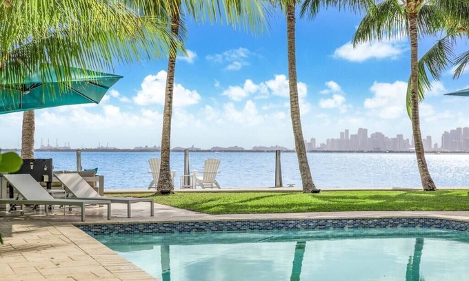Seybold Villa | Bayfront Villa: Heated Pool, Amazing Views & Beach Access!
