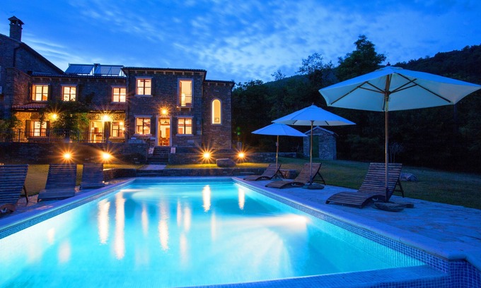 Livade House | Bazjaki: Beautiful stone villa in Istria with infinity pool