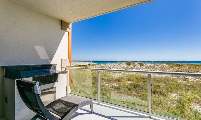 Pensacola Beach Condo | BC 103A Newly Renovated 1B Gulf Front Cabana!