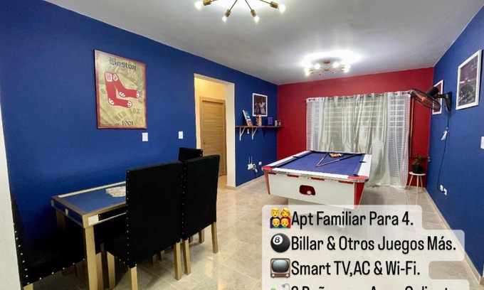 La Vega Province Apartment | ,BDLuxury 2,Apartamento Familiar con Billar sala de JuEGos Wifii y parqueo privado