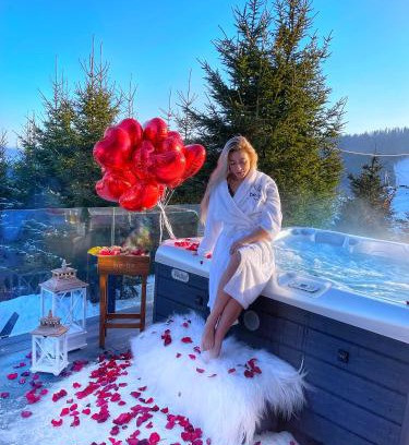 Bukovel Ski Chalet | be be Chalet - premium jacuzi & private pool