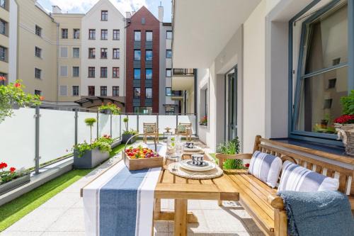 Elblag Apartment | Bea Garden Home - dwie sypialnie i taras