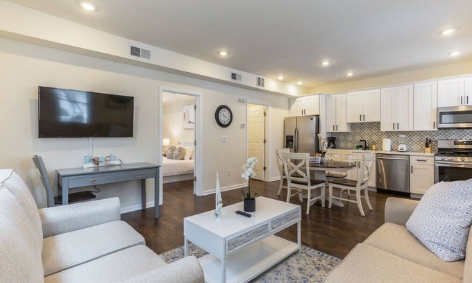 St. Leonard's Tract Condo | Beach 2 blocks with parking and patio