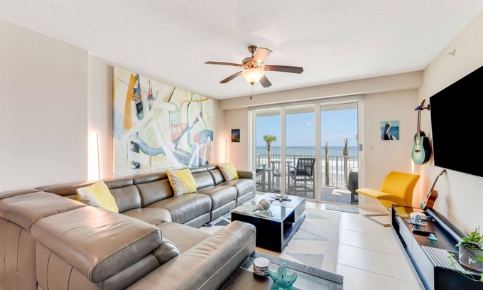 Ocean View Halifax Estates Condo | Beach Bliss at The Aruba - Pool and hot tub Open!