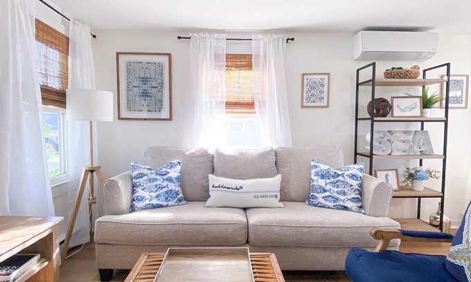 Clinton Cottage | Beach duplex—2 full homes with private access, backyard, and ocean views!
