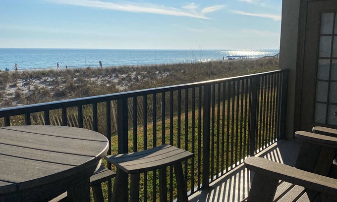 Fort Walton Beach Condo | Beach Front Ground Floor Condo - ETW 1000 NEWLY UPDATED!