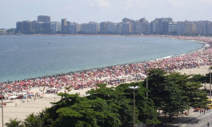 Copacabana Condo | Beach-Front with Panoramic View of 100% of Copacabana Beach