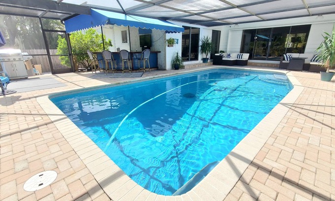 Whitney Beach House | Beach Retreat with Private Pool, 5 min to beach, Sleeps 6