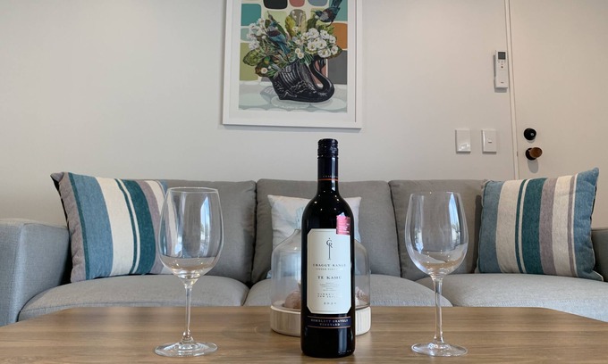 Waikanae House | Beach Road Bach is a newly renovated guesthouse across the street from the beach