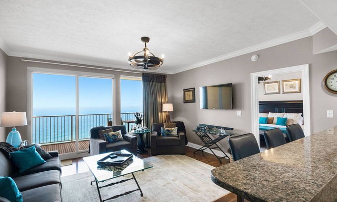 Lower Grand Lagoon Condo | Beach Service with "Grand Perks" valued at over a grand ~ thiscondorocks!