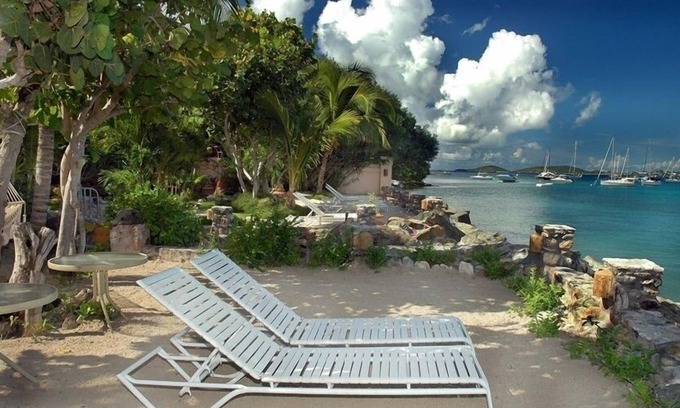 Great Cruz Bay Villa | Beach Villa - Island Stone Masterpiece with Pools & Hot Tub