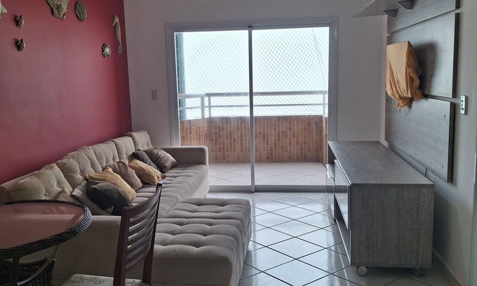 Balneario Umurama Apartment | Beachfront apartment with 3 bedrooms and 2 parking spaces, fully furnished for the season