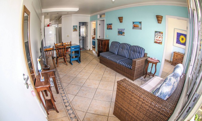 Tombo Apartment | Beachfront - 3 bedrooms + air conditioning, 2 bathrooms, living room, kitchen, 1 garage, Wi-Fi and bed linen