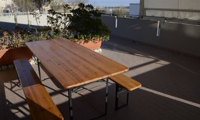Torre Pedrera Apartment | Beachfront apartment in Rimini with panoramic terrace "Chiara"