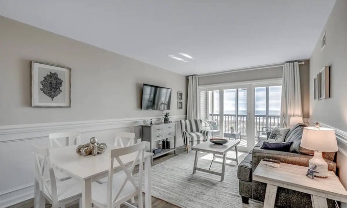 Crescent Beach Condo | Beachfront Bliss-104 - Enjoy a delightful family getaway.
