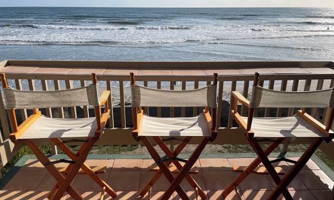 Townsite Condo | BeachFRONT Condo E-18 on the H20! Oceanside, CA - North Coast Village.