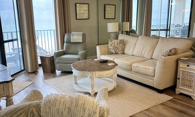Orange Beach Condo | Beachfront Condo just a quick walk on the boardwalk to the sandy beach!