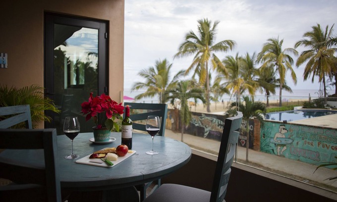 San Francisco Condo | Beachfront Condo in San Pancho with Pool + Hot Tub ~ Oceanview ~ Steps to Beach