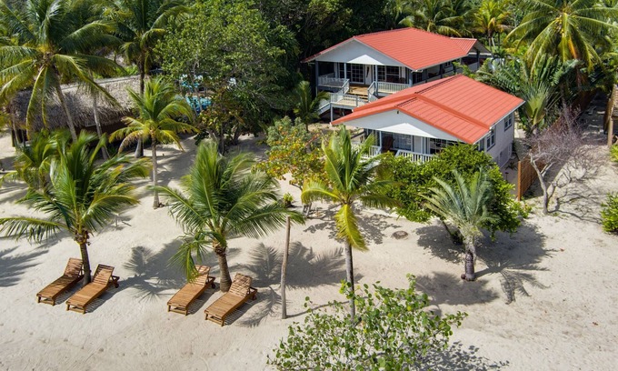 Placencia House | Beachfront Escape: 2 Homes, Sleeps 10, Beach