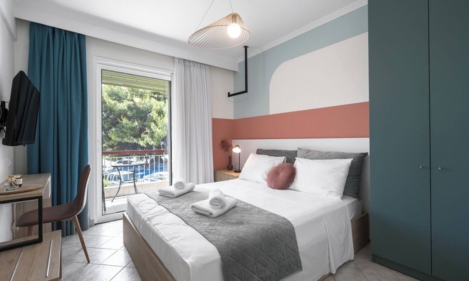 Psakoudia Apartment | Beachfront Oasis by Luxlikehome