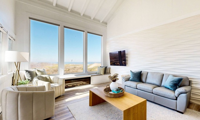 Castroville House | Beachfront home with heated pool, hot tub, sports courts, amazing views, & WFH