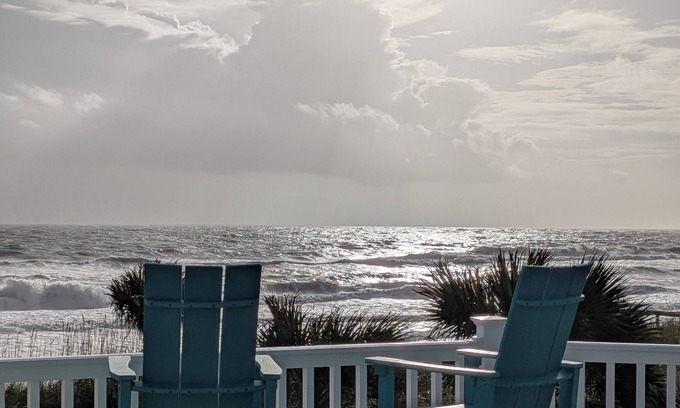 Vilano Beach House | Beachfront, Hot Tub, Pool, Private House on Vilano Beach!