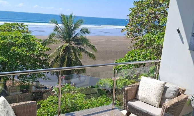 Bejuco Condo | Beachfront Ocean View Condo – Family-Friendly with Pools & Wildlife